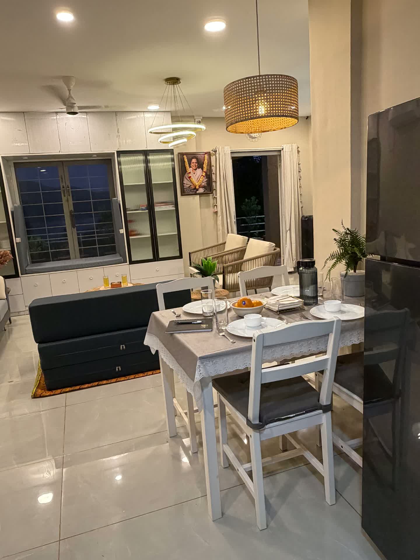 Kitchen and dining area